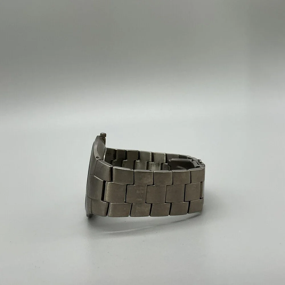 Skagen 801XLTKM Mens Watch 40mm Gray Black Dial Titanium New Battery 6.75